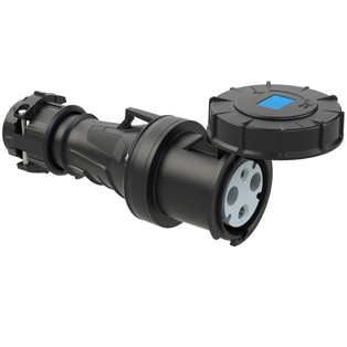 PCE 2339-6, CEE-Connector 60A 2P3W 6h IP69k UL Approved (PCE360C6W)